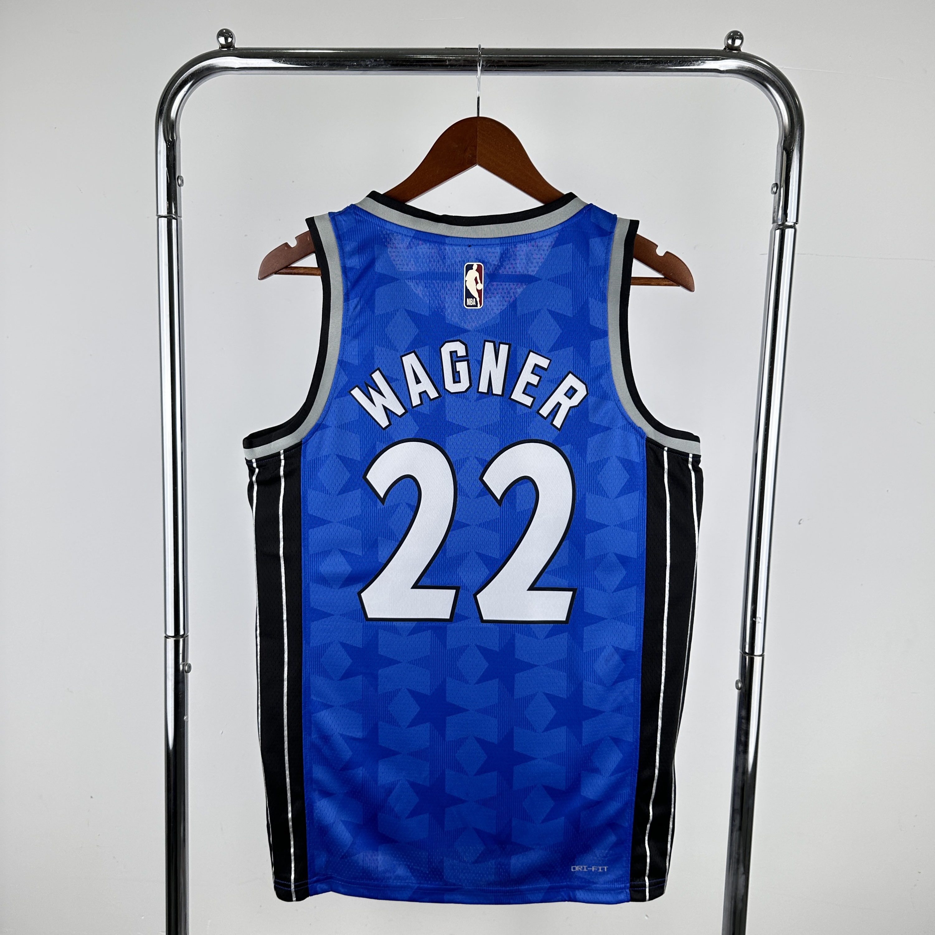 Men Orlando Magic #22 Wagner Blue Throwback Nike 2024 NBA Jersey->orlando magic->NBA Jersey